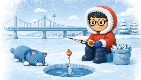 얼음으로 뒤덮여도… 강물 얼지 않는 이유는?