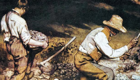 일 중요성 커지자… 평범한 노동자 모습 화폭에…