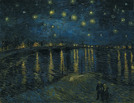 작품 2 - 고흐, 아를의 별이 빛나는 밤, 1888년. 사진