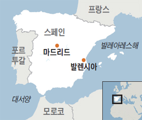 스페인 지도