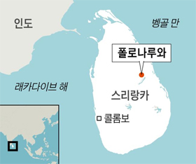 스리랑카 지도