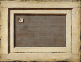 작품1 - 코르넬리우스 노르베르투스 히스브레흐츠, 뒤집어진 캔버스, 1668~1672, 캔버스에 유채, 코펜하겐국립미술관 소장.