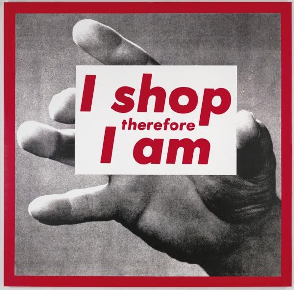 작품4 - 바버라 크루거, 무제(I shop therefore I Am), 1987.