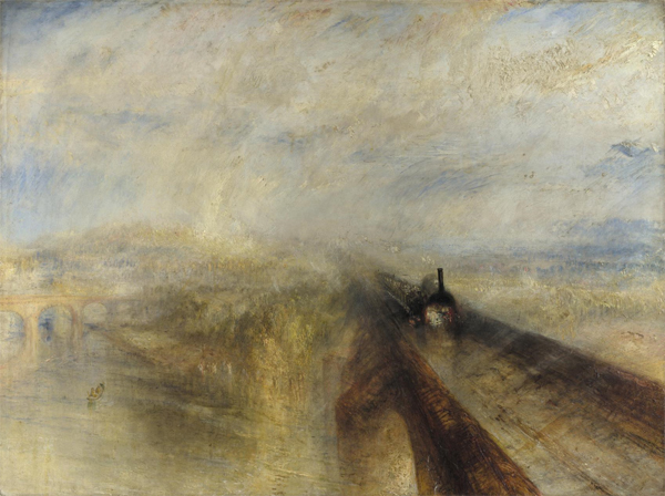 작품2 - 윌리엄 터너, ‘비, 증기 그리고 속도(그레이트 웨스턴 철도)’, 1844년.