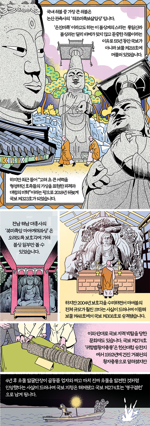 [뉴스 속의 한국사] '못난이 불상' 은진미륵, 보물된 지 55년 지나서야 국보됐죠