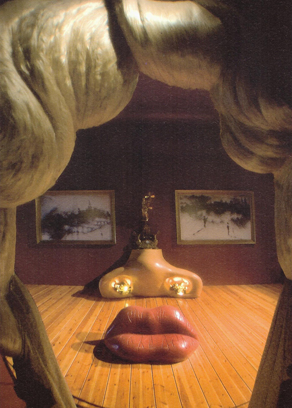 작품1 - 살바도르 달리, 〈메이 웨스트 방〉, 1974년쯤. 