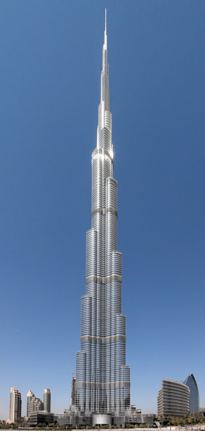 아랍에미리트에 있는 세계 최고층 건물‘부르즈 할리파’. /위키피디아
