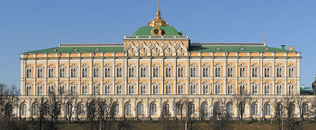 러시아 대통령 집무실인 크렘린궁. 러시아 수도 모스크바에 있어요. /위키피디아