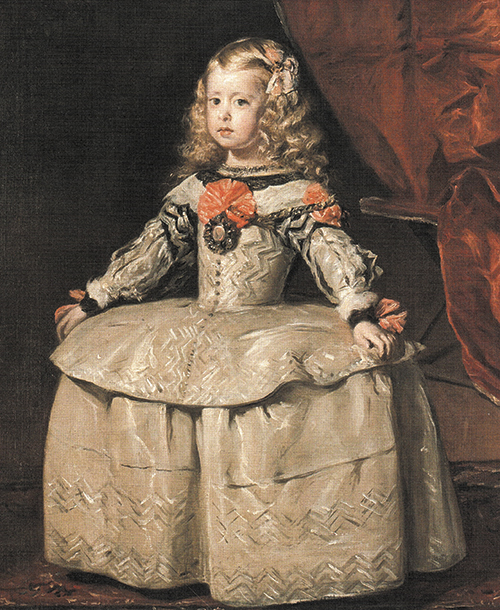 작품4 - 디에고 벨라스케스, ‘흰 옷을 입은 마르가리타 테레사 공주’(1656년쯤). /빈미술사박물관