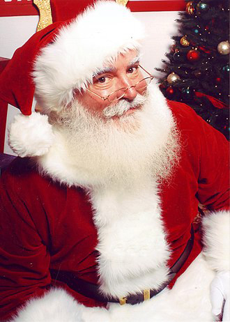 성탄절 전날 밤 어린이의 양말에 선물을 넣고 간다는 노인 산타클로스. /위키피디아