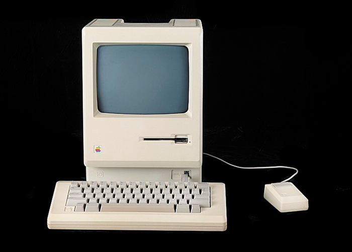그래픽 사용자 인터페이스(GUI)를 적용한 1984년 매킨토시. /미 스미스소니언 박물관