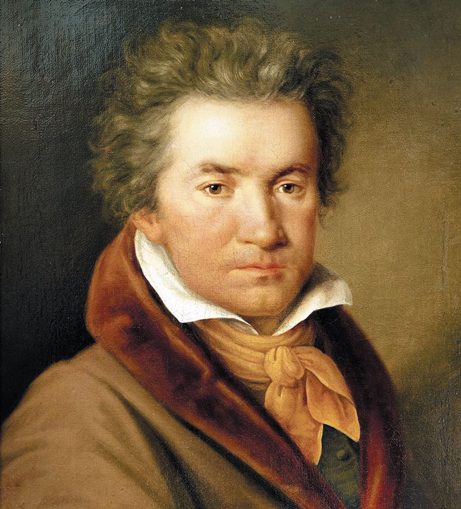 1815년 루트비히 판 베토벤을 그린 그림. /위키피디아