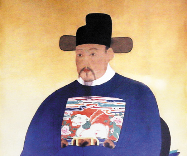 조선 중기의 무신 남이흥(1576~1627) 영정. 