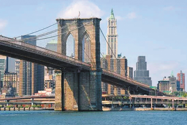 미국 뉴욕에 있는 브루클린 다리. /브리태니커