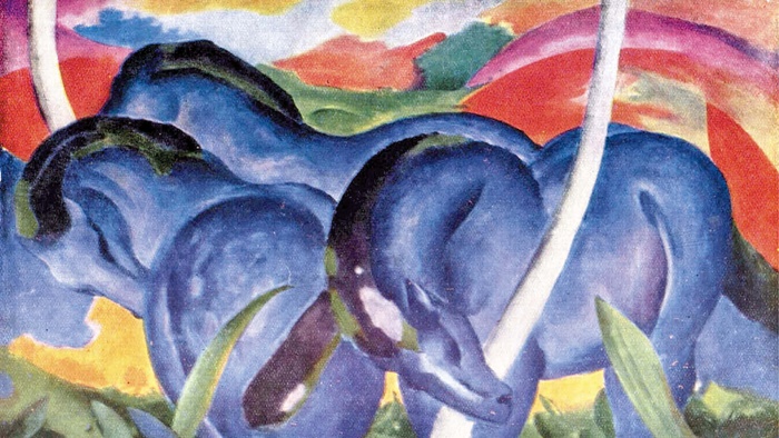 프란츠 마르크의‘거대한 푸른 말들’.
/워커 아트센터