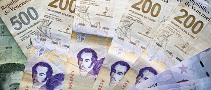 볼리바르의 초상이 그려진 베네수엘라의 화폐 '볼리바르' 앞면. /위키피디아·AFP 연합뉴스