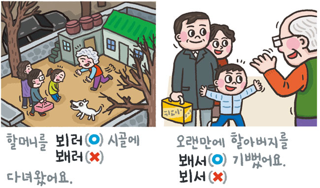 [예쁜 말 바른 말] [432] '봬요'와 '뵈요'