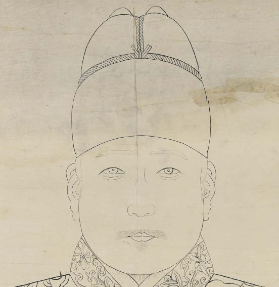 김은호 화백이 1935년 그린 세조 어진 초본. /영월군·국가유산청·국립고궁박물관