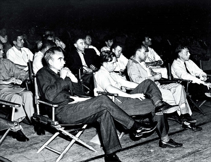 '맨해튼 프로젝트'를 위해 모인 과학자들.